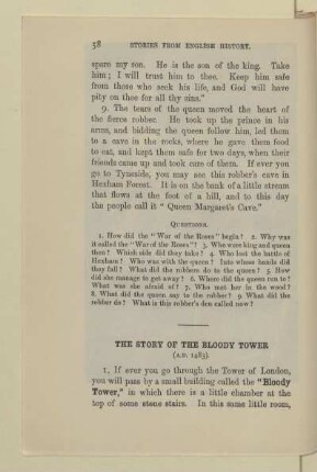 The Story of the bloody tower