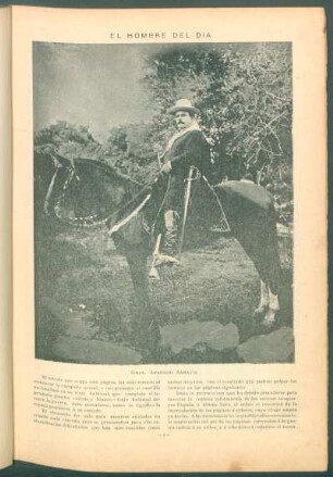 El hombre del día - Gral. Aparicio Saravia - [Fotografía]
