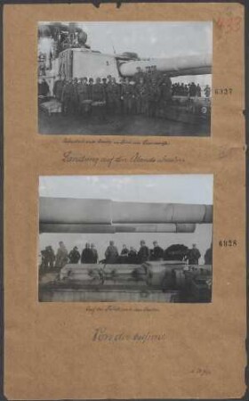 Infanterie und Marine an Bord eines Linienschiffes. (Landung auf den Alands-Inseln)