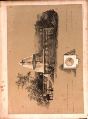 Architektonisches Skizzen-Buch : eine Sammlung von Landhäusern, Villen, ländlichen Gebäuden ... und andern kleinen Baulichkeiten, welche zur Verschönerung baulicher Anlagen dienen, und in Berlin, Potsdam, und an andern Orten ausgeführt sind ; mit Details. 1/13. 1859