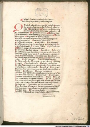 Divinae institutiones : mit den Errata zu Lactantius von Antonius Raudensis und Scheltgedicht gegen Antonius von Adam Genuensis
