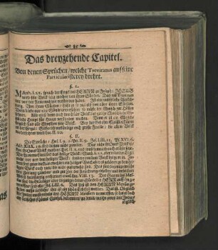 Das dreyzehende Capitel.