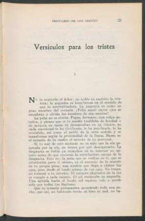 Versículos para los tristes
