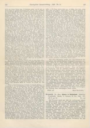 596-597 [Rezension] Grunwald, Max, Spinoza in Deutschland