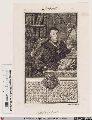 Bildnis Martin (Taufn.: Franz Dominicus Bernhard) Gerbert (von Hornau), 1764-93 Fürstabt von St. Blasien