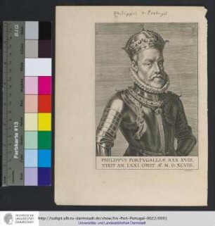 Philippvs Portvgalliæ Rex XVIII.