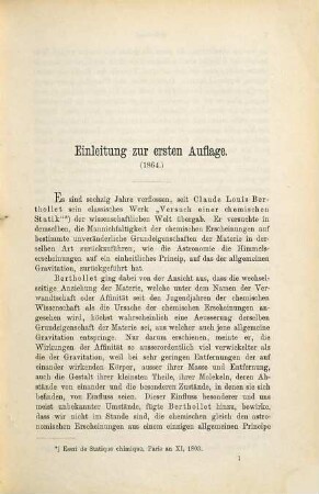 Die modernen Theorien der Chemie und ihre Bedeutung für die chemische Mechanik