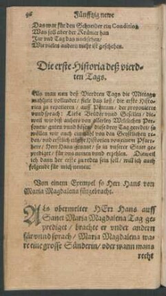... deß vierdten Tags.