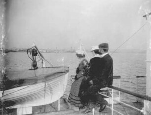 An Bord eines Bodensee-Dampfers