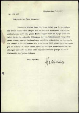 A. Kutscher an W. Wrede