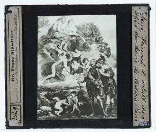 Rubens, Medici-Zyklus (Paris Louvre),Rubens, Heinrich IV. empfängt das Porträt der Maria de Medici (Medicizyklus) (Paris Louvre INV 1772)