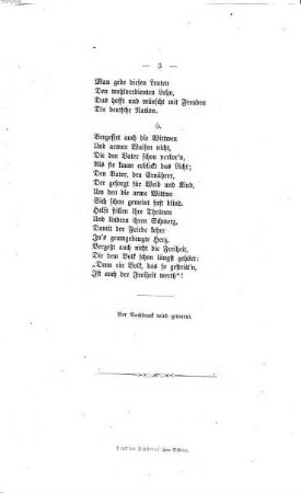 Der Friede : Gedicht