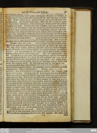 Epistel am 10. Sonntag nach Trinit. 1 Cor 12, 1-12.