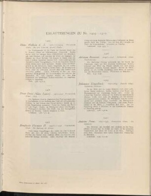 Erläuterungen zu Nr. 1405 - 1410: