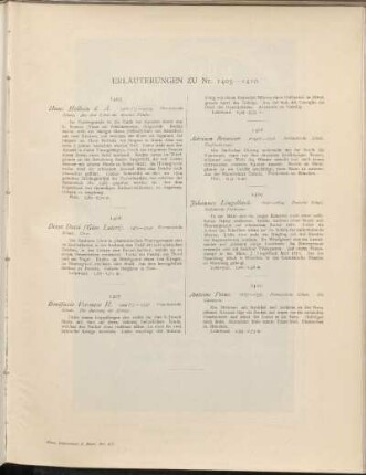 Erläuterungen zu Nr. 1405 - 1410:
