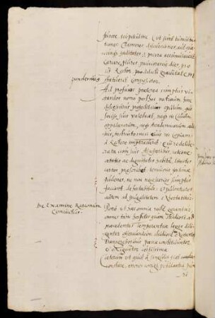 De Examine Rationum Convictus.