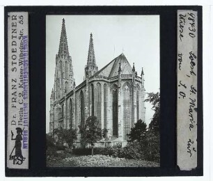 Soest, St. Maria zur Wiese : Außenansicht von SO, Chor