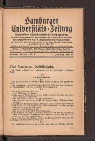 Nr. 7: Heft 14, Nr. 7