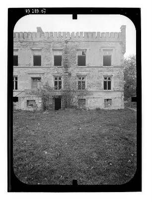 Plötz (Jarmen-Plötz). Gut Plötz (1860). Rückseite (Teilansicht)