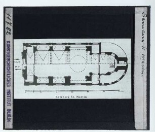 Bamberg, St. Martin (Karmelitenkirche) : Grundriss