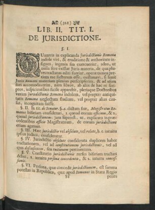 Tit. I. De Iurisdictione