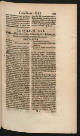 Consilium XXI - Consilium XXX