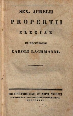 Elegiae