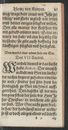 Das VII Capitul.