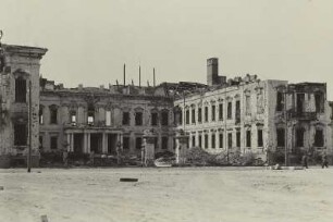 Palais Schwerin nach der Zerstörung