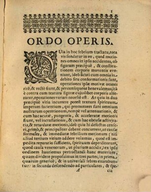 Novus universalis et methodicus febrium tractatus