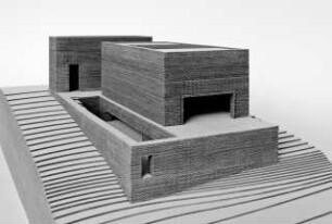 Deutscher Pavillon, Venedig Umgestaltung: Ansicht des Ausstellungsmodells 1:100 (Modellfoto) (Beitrag zur Deutschen Werkbund Ausstellung »this is modern« Venedig 2014)