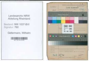 Entnazifizierung Wilhelm Gellermann , geb. 15.07.1908 (Hilfsarbeiter)