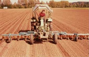 Fotografie: Pflegegerät, Zwischenachsanbau, Hackmaschine, Geräteträger