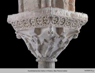 Kapitell mit Szenen aus dem Leben des Heiligen Benedikt von Nursia - N04MS42