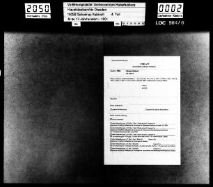 Die alljährlich eingereichten Ernteertrags- und Vorratskonsignationen und Konsumentenverzeichnisse, Bd. 6