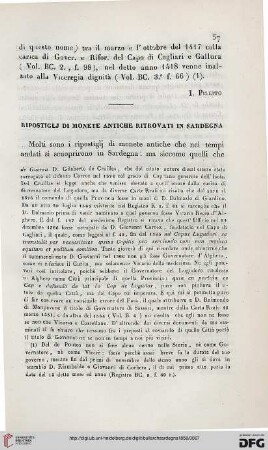 4: Ripostigli di monete antiche ritrovati in Sardegna