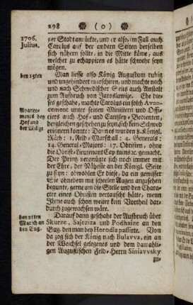 298-303, 1706, Julius./August.