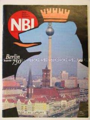 Sonderheft der "Neuen Berliner Illustrierten" zur 750-Jahrfeier von Berlin (DDR)