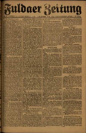 Ausgabe vom Mittwoch, den 08. Januar 1919.