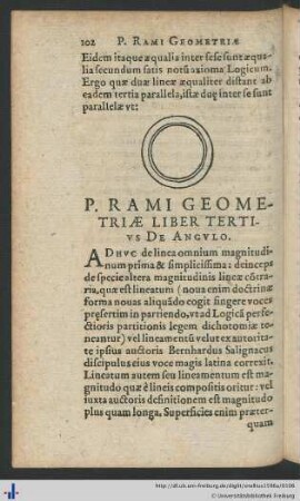 Liber III. De Angulo