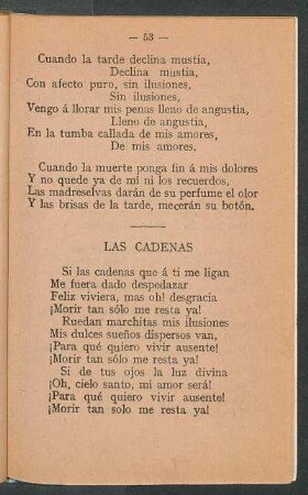 Las cadenas