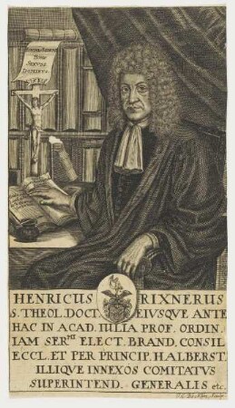 Bildnis des Henricus Rixnerus