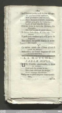 La Mouche. Fable XLVIII.