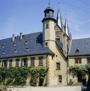 Seligenstadt. Neue Abtei. Teilansicht von Südosten