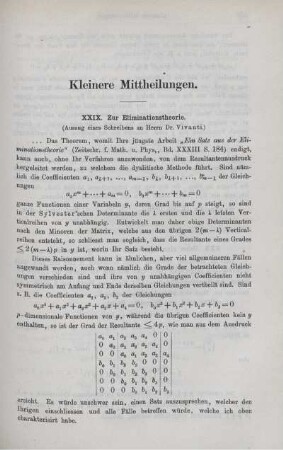 Kleinere Mittheilung.