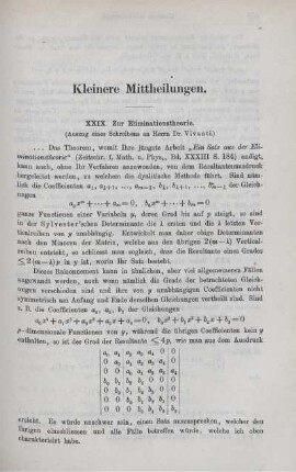 Kleinere Mittheilung.