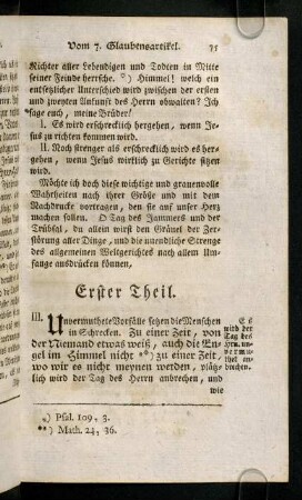 75-87, Erster Theil