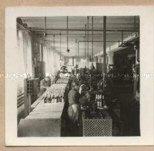 München, Löwenbräu, Staniolierung für Export