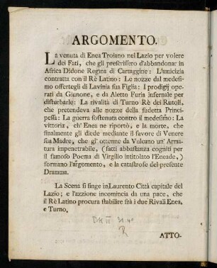 Argomento/Inhalt