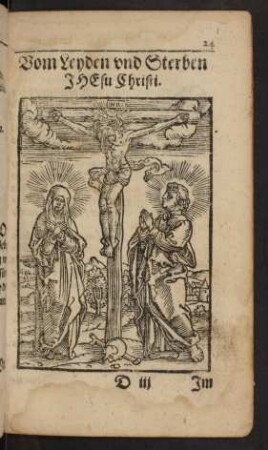 Vom Leyden und Sterben Jhesu Christi.